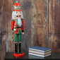 Northlight 24in. Red & Green Wooden Christmas Nutcracker King - image 4