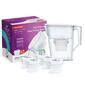 Aqua Optima Liscia Water Filter Pitcher Set w/ 6 Evolve+ Filters - image 1