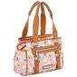 Lily Bloom Landon Satchel - Stain Glass Butterfly - image 2
