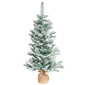 Northlight 3.5ft. Frosted Pine Christmas Tree in Burlap Base - image 2