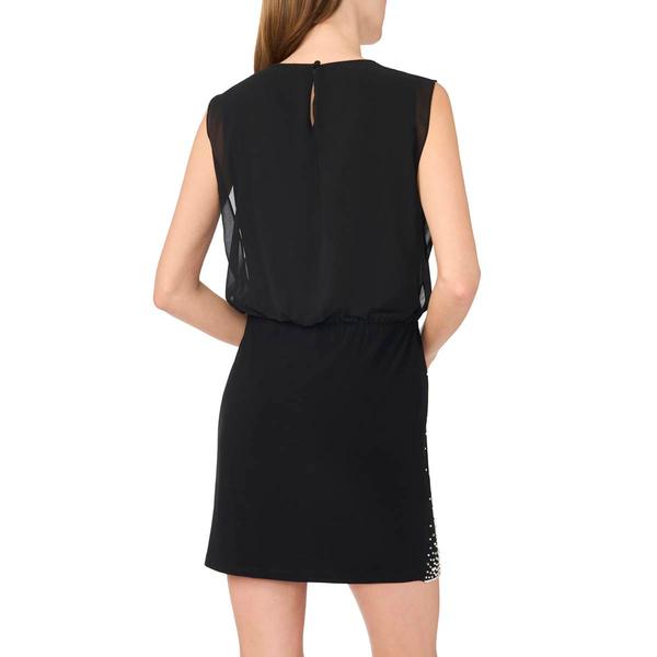 Womens MSK Sleeveless Embellished Blouson Dress