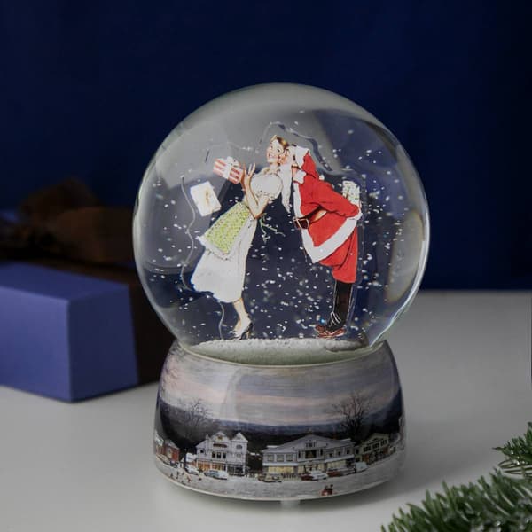 Northlight Seasonal 6.5in. Norman Rockwell Surprise Snow Globe