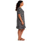 Petite MSK Short Puff Sleeve Floral A-Line Dress - image 4