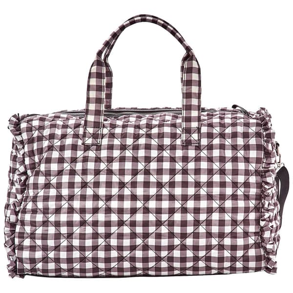 Madden Girl Quilted Cotton Weekender Tote