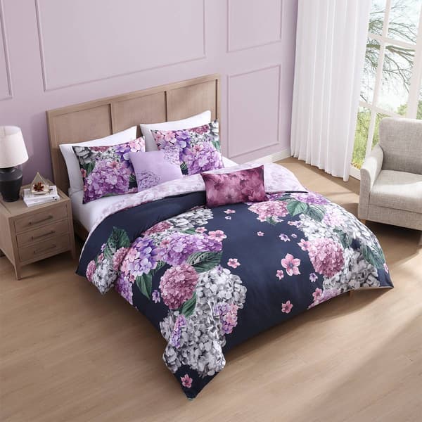 Bebejan&#174; Purple Bliss Cotton 5pc. Reversible Comforter Set