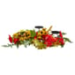 Northlight Seasonal Sunflower and Leaves Fall Candle Holder - image 1