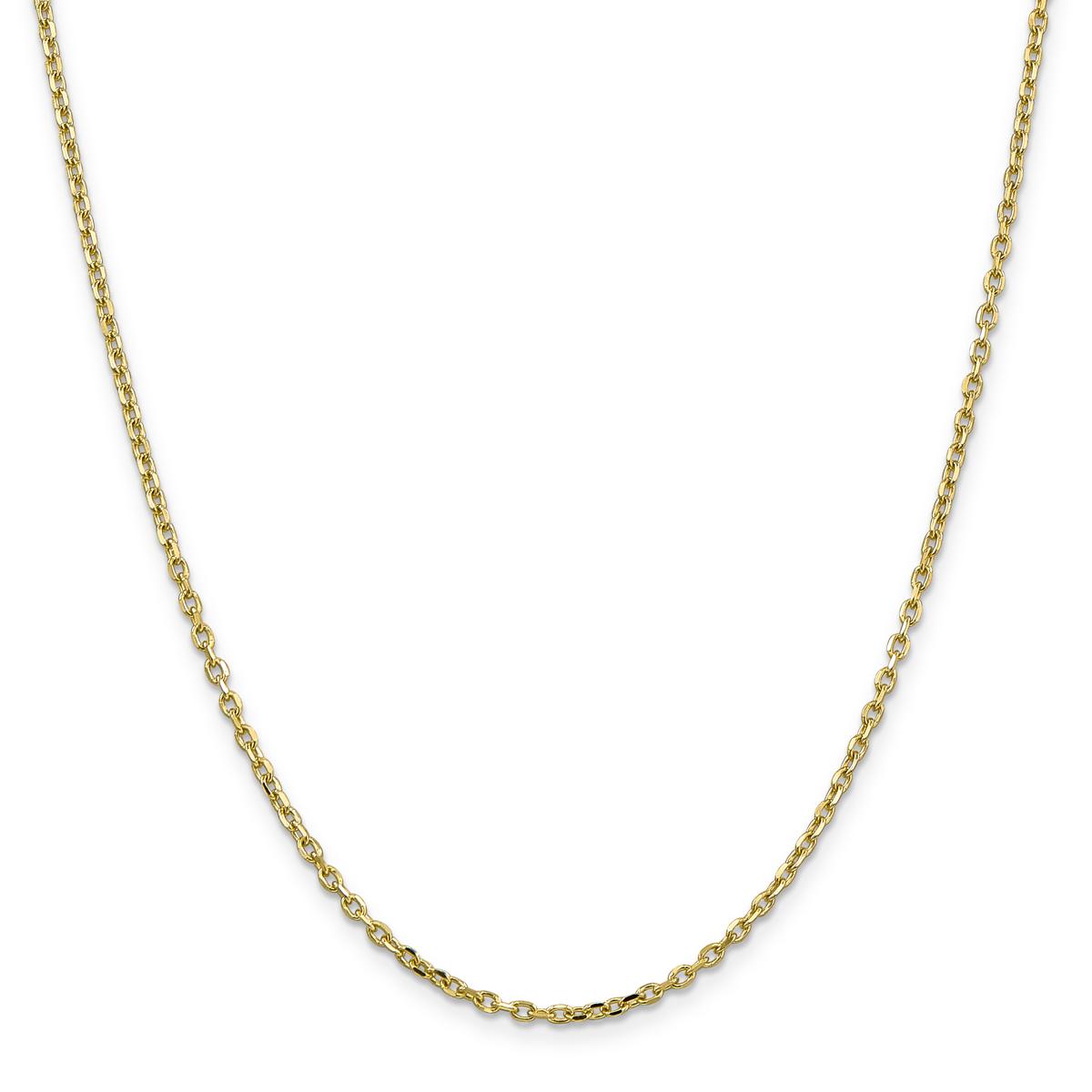 Gold Classics™ 10kt. Gold 2.2mm 20in. Cable Chain Necklace