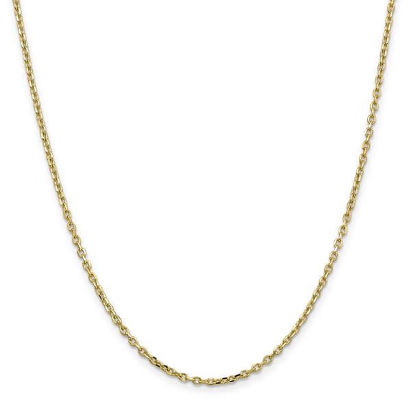 Gold Classics(tm) 10kt. Gold 2.2mm 20in. Cable Chain Necklace - image 
