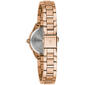 Womens Bulova Rosetone Diamond Accent Bracelet Watch - 97P151 - image 3