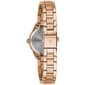 Womens Bulova Rosetone Diamond Accent Bracelet Watch - 97P151 - image 3