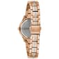 Womens Bulova Rose-tone Stainless Crystal Accent Watch - 98L284 - image 3