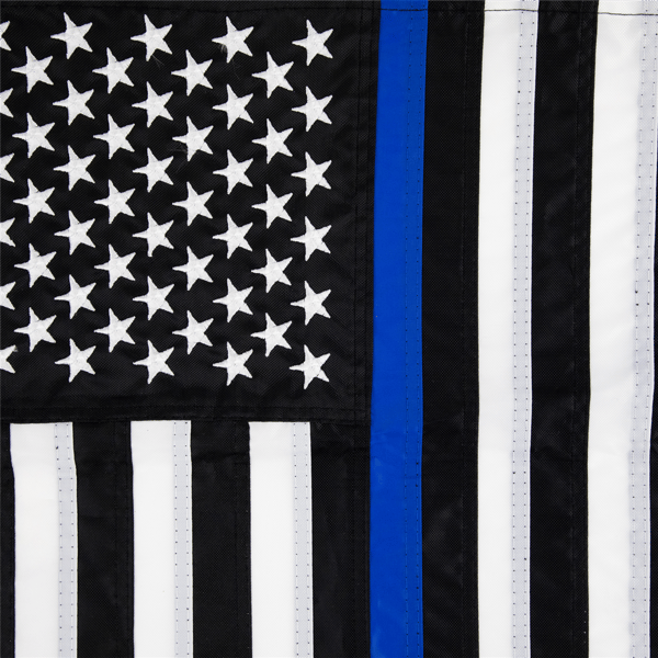 Northlight Law Enforcement Blue Line Patriotic Garden Flag