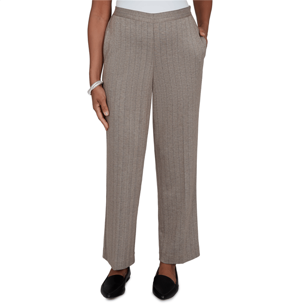 Petite Alfred Dunner Regent Street Herringbone Pants-Short Length