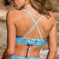 Womens Cupshe Piping Blue Bikini Swim Top - image 2