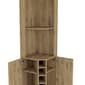 FM FURNITURE Reese Macadamia Corner Bar Cabinet - image 5