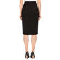 Petite Kasper Pull On Solid Skimmer Compression Slim Skirt - image 2