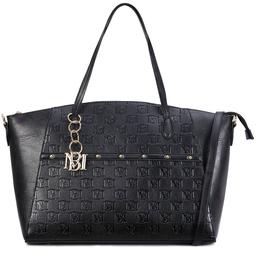 Badgley Mischka Caroline Vegan Leather Tote Weekender Travel Bag