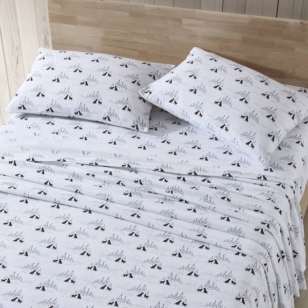 Eddie Bauer Dog Friends Cotton Flannel Sheet Set