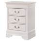 Passion Furniture Louis Philippe 3-Drawer Nightstand - image 1