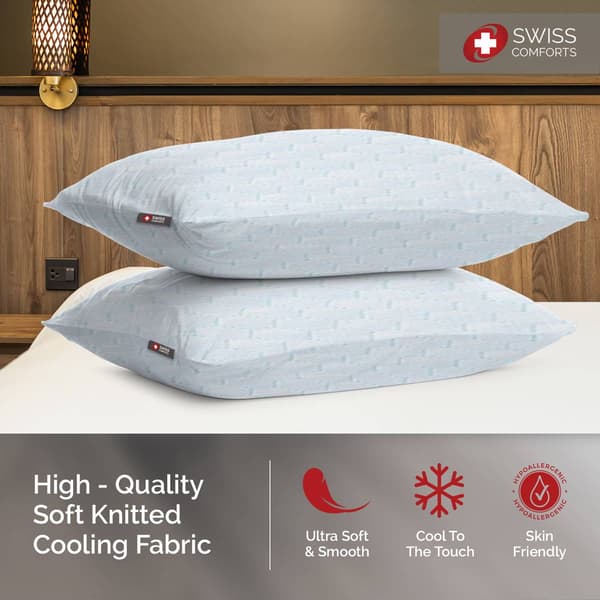 Swiss Comforts Cooling 2 Pack Pillow Protectors Boscov's
