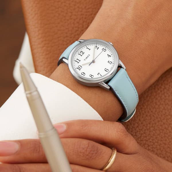 Womens Timex® Silver-Tone Easy Reader Watch - TW2R62900JT