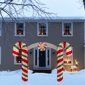 Northlight Lighted Candy Cane Archway Outdoor Christmas Décor - image 2