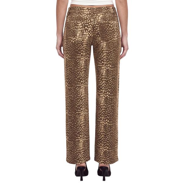 Juniors YMI Low Rise Wide Leg Deer Print Pants