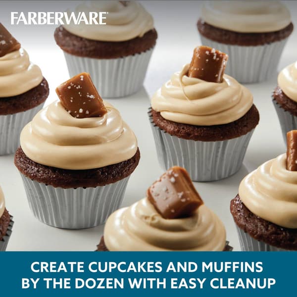 Farberware&#174; Non-Stick Bakeware Double Batch Muffin & Cupcake Pan