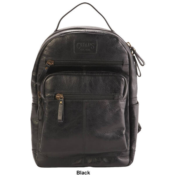 Chaps Leather Laptop Backpack