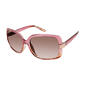 Womens Tahari Rectangle Ombre Sunglasses - image 1