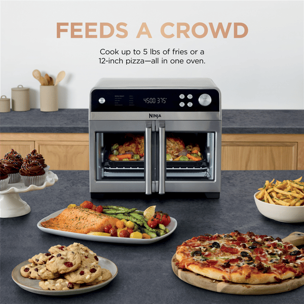 Ninja® French Door Premier Air Fryer, Convection Oven, Toaster