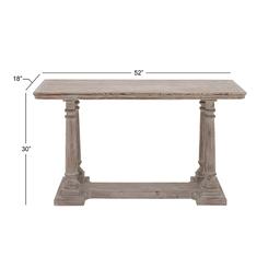 9th & Pike® Rectangular Textured Wood Console Table