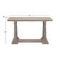 9th & Pike&#174; Rectangular Textured Wood Console Table - image 4