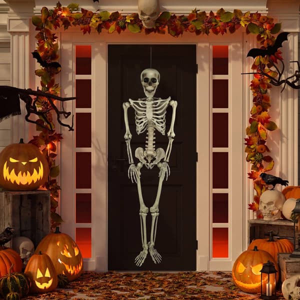 Northlight Seasonal 5ft. Life Size Skeleton Halloween Decoration