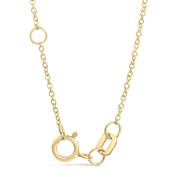 Haus of Brilliance 10kt. Gold Diamond Paperclip Link Bracelet