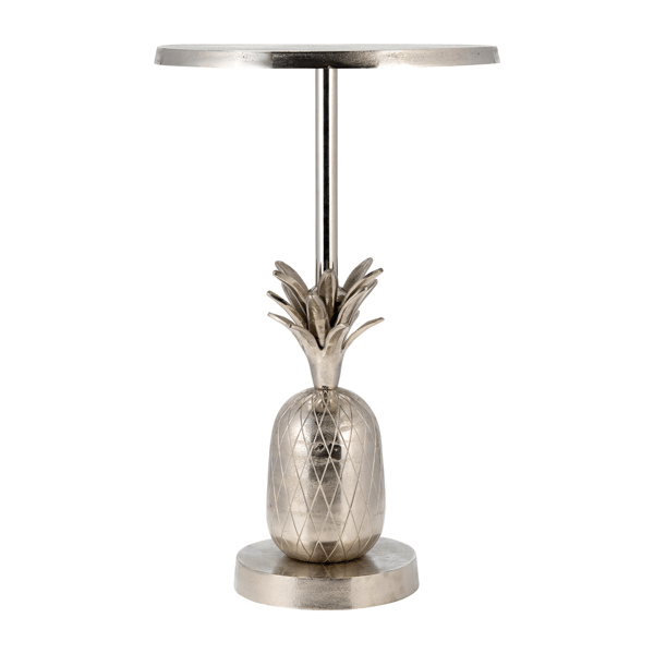 Sagebrook Home Modern Pineapple Base Metal Accent Table