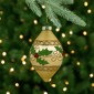 Northlight 2pc. Golden Glitter Holly Finial Christmas Ornaments - image 2
