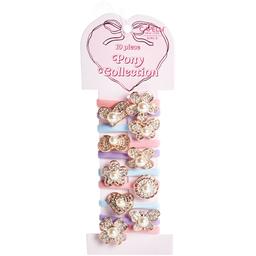 Girls Capelli® New York 10pc. Pony Collection w/ Embellishments