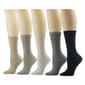 Womens Cuddl Duds 5pk. Ribbed Heather Crew Socks - image 1