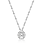 Brilliant Grown Lab-Grown Diamond Solitaire Pendant Necklace - image 1