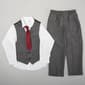 Boys &#40;4-7&#41; Van Heusen Vest & Button Down Set w/ Clip On Tie -Grey - image 1