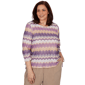 Plus Size Alfred Dunner Grand Bazaar Ripple Stripe Blouse - image 1