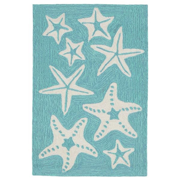 Liora Manne(tm) Capri Starfish Indoor/Outdoor Accent Rug