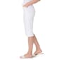 Petite Gloria Vanderbilt Dalia Seamed Solid Capris with Split Hem - image 3