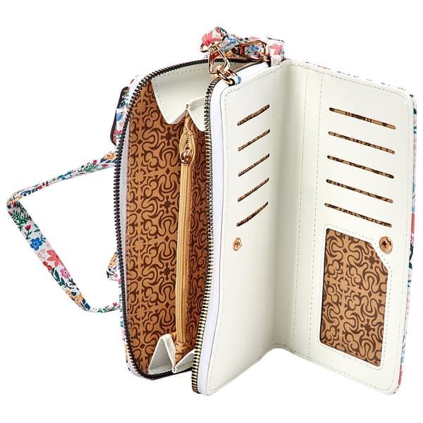 Womens DS Fashion North/South Crossbody Wallet with Tech Window