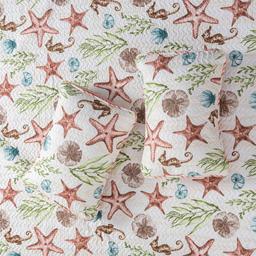 FreshFolds Castaway 3pc. Reversible Sea Life Quilt Set