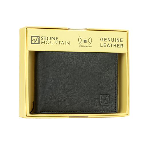 Mens Stone Mountain Center Flip Wallet