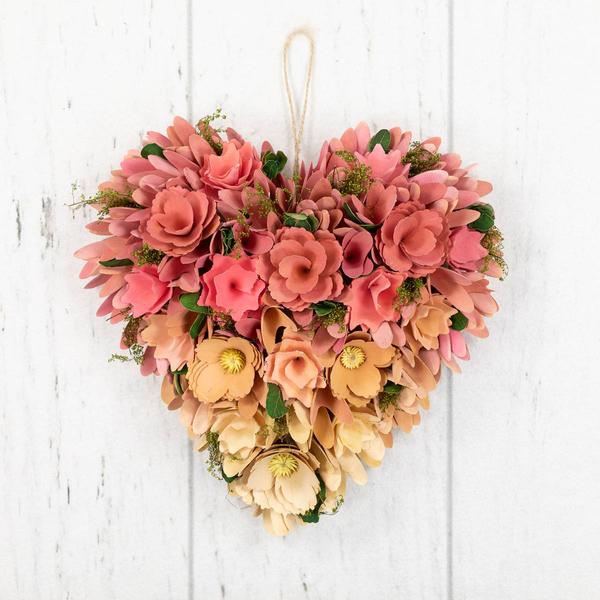 Northlight Seasonal Mixed Artificial Valentine''s Day Heart Wreath
