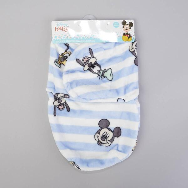 Disney&#40;R&#41; Mickey Mouse&#44; Donald & Pluto Swaddle Blanket - image 