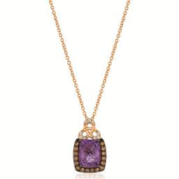 Le Vian(R) Amethyst Chocolate & Vanilla Diamonds(R) Pendant
